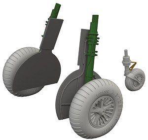 Bf108 Wheels (Spoked) (for Eduard) (Plastic model)