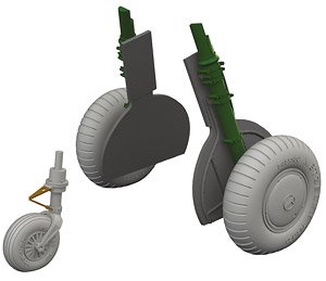 Bf108 Wheels (for Eduard) (Plastic model)