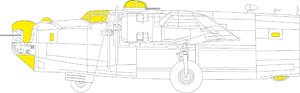 Masking Sheet for B-24J (for Hobby Boss) (Plastic model)