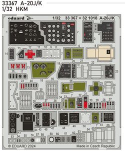 A-20J/K Zoom Etched Parts(for HK Model) (Plastic model)