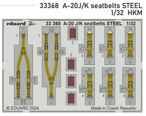 A-20J/K シートベルト (ステンレス製) (HKモデル用) (プラモデル)