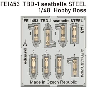 TBD-1 Seatbelts STEEL (for Hobby Boss) (Plastic model)