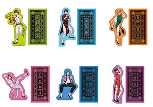 Yarichin Bitch Club [Especially Illustrated] Sticker Collection [China Ver.] (Set of 6) (Anime Toy)