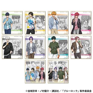 Blue Lock [Especially Illustrated] Trading Mini Colored Paper Everyday Ver. (Set of 10) (Anime Toy)