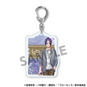 Blue Lock [Especially Illustrated] Acrylic Key Ring Reo Mikage Everyday Ver. (Anime Toy)