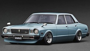 Toyota MarkII Sedan Grande (MX41) Light Blue Metallic (Diecast Car)