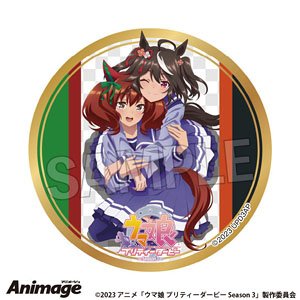 TVアニメ『ウマ娘 プリティーダービー Season 3』 ギラギラ缶バッジ キタサンブラック＆ナイスネイチャ (キャラクターグッズ)