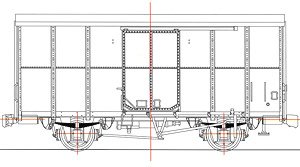 16番(HO) 国鉄 ワム20000 有蓋車 (二段リンク仕様) 組立キット (組み立てキット) (鉄道模型)