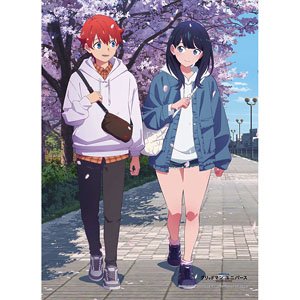 グリッドマン ユニバース 描き下ろしB2タペストリー(裕太＆六花/桜デート) (キャラクターグッズ)