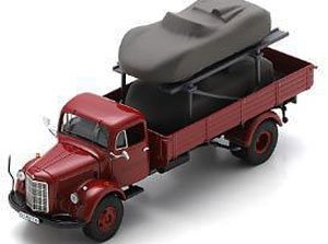 Mercedes-Benz L3500 `Porsche-Renndienst` with Porsche 718 RS (ミニカー)
