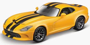 2013 SRTバイパー GTS イエロー/ブラックストライプ (ミニカー)