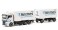 (HO) MAN TGX GX ダブル連結 ボックストレーラー `Hermes` (鉄道模型) 商品画像1 サムネイル