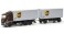 (HO) メルセデスベンツ アクトロス クラシックスペース ダブル連結 ボックストレーラー `UPS` [MB Acros CS HZ] (鉄道模型) 商品画像1 サムネイル