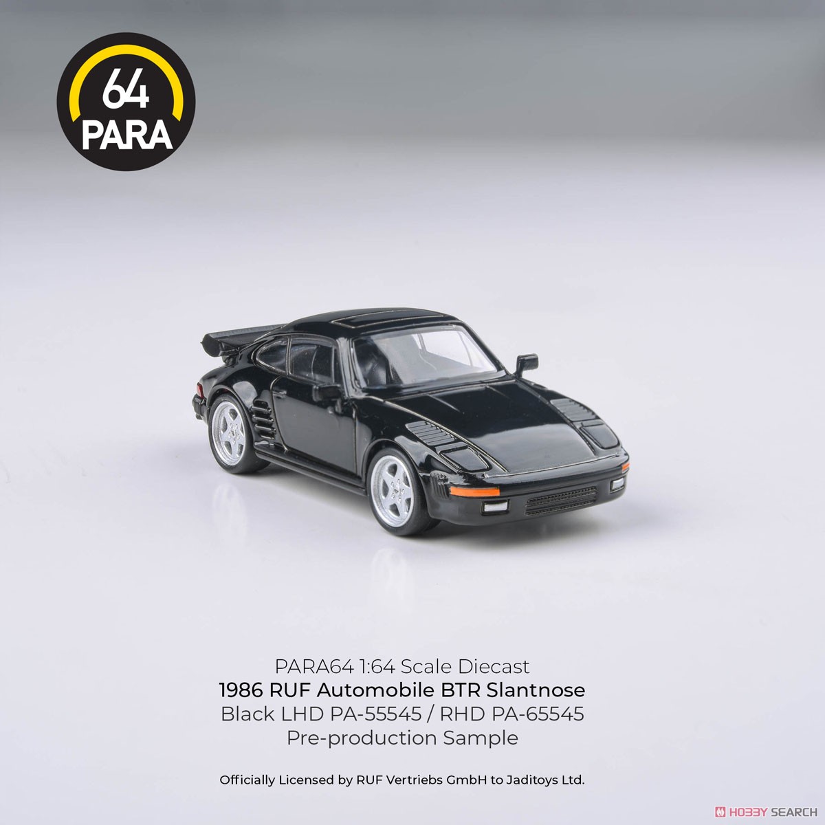 RUF BTR 1986 ブラック LHD (ミニカー) 商品画像1