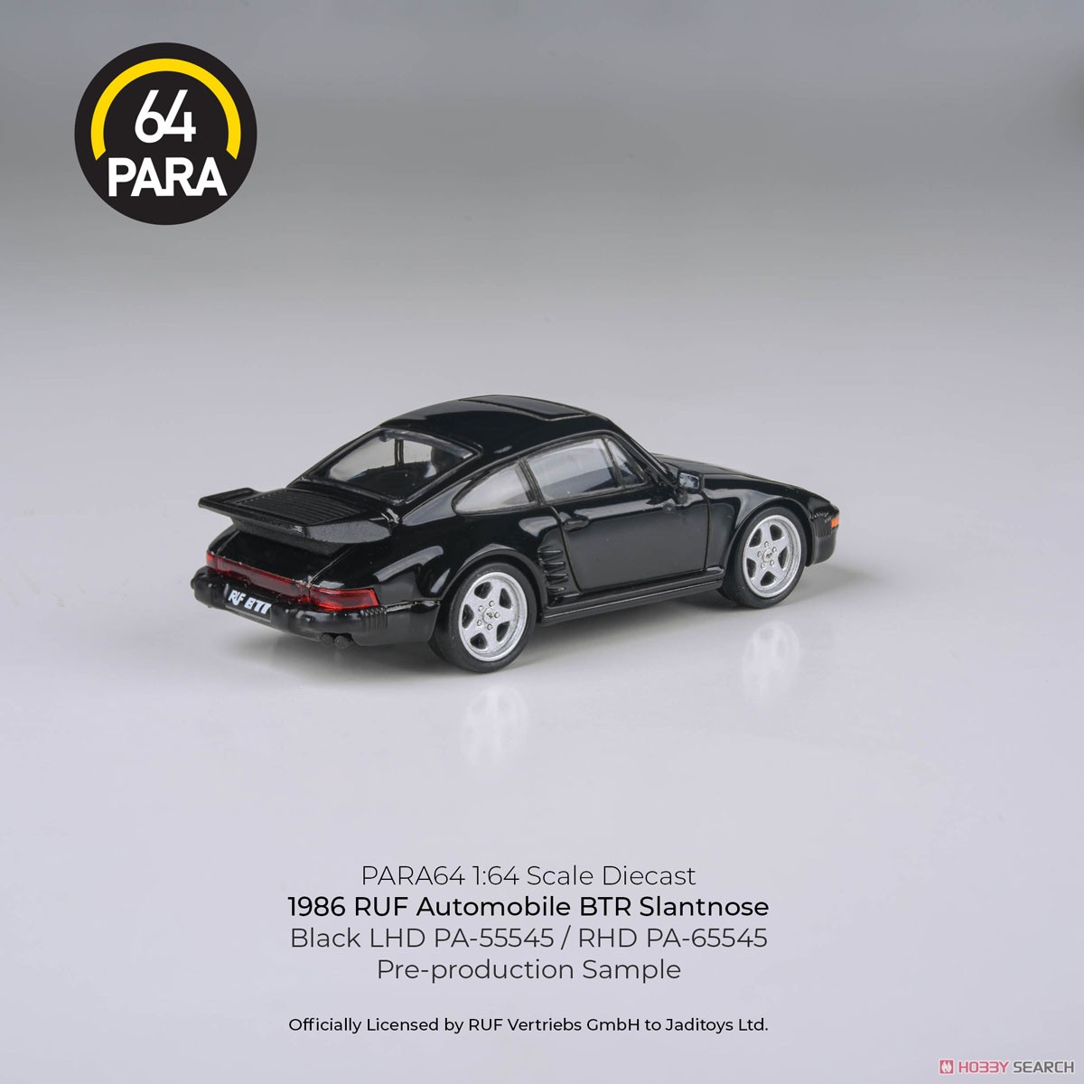 RUF BTR 1986 ブラック LHD (ミニカー) 商品画像2