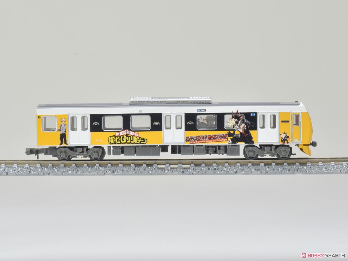 鉄道コレクション 静岡鉄道 A3000形 僕のヒーローアカデミア 爆豪勝己 2両セット (A3004+A3504) (2両セット) (鉄道模型) 商品画像18 モーダル