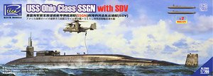 USS Ohio Class SSGN with SDV (2 Ships) (Plastic model)