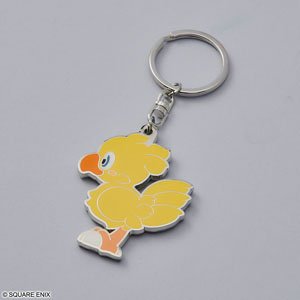 Final Fantasy Series Metal Key Chain Chocobo (Anime Toy)