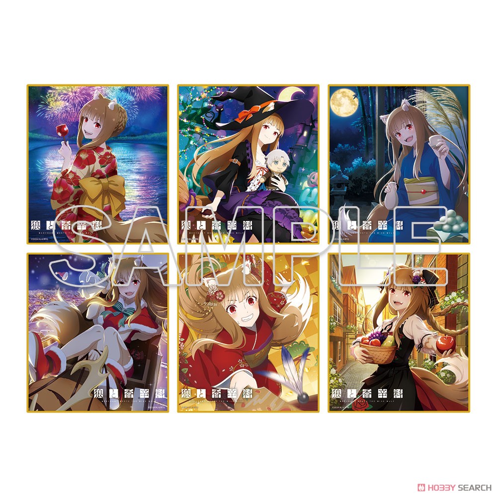 『狼と香辛料 merchant meets the wise wolf』 トレーディングミニ色紙 (6個セット) (キャラクターグッズ) 商品画像1