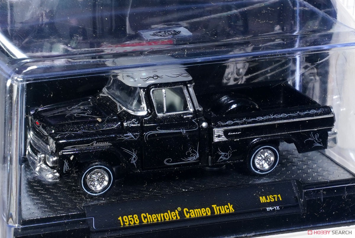 1958 Chevrolet Cameo Truck Lowrider Black (Diecast Car) 商品画像2