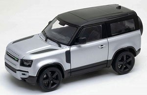 ランド ローバー ディフェンダー (シルバー) (ミニカー)