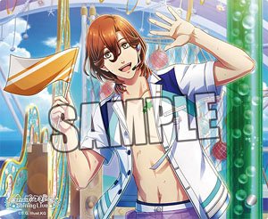 Uta no Prince-sama: Shining Live Mini Acrylic Plate Hajikete Summer Reflection Another Shot Ver. [Reiji Kotobuki] (Anime Toy)
