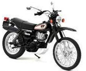Yamaha XT500 1988 Black / Silver (Diecast Car)