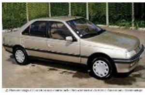 プジョー 405 SRi 1991 メタリックメイフェアベージュ (ミニカー)