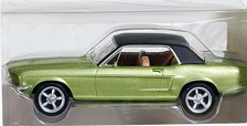 フォード マスタング クーペ 1968 メタリックグリーン (ミニカー)