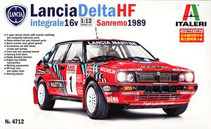 Lancia Delta HF Integrale Sanremo 1989 w/Japanese Manual (Model Car)