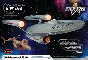 Star Trek U.S.S.Enterprises NCC-1701 & SS Botany Bay (snap kit) (Plastic model)
