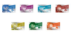 Detective Conan Trading Card Style Card Metal (Set of 7) (Anime Toy)
