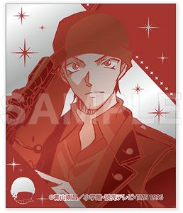Detective Conan Die-cut Sticker Metal (Akai) (Anime Toy)