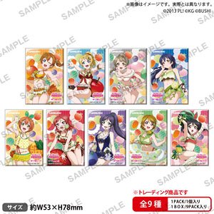 ラブライブ！スクールアイドルフェスティバル しかくい缶バッジコレクション μ`s フルーツver. (9個セット) (キャラクターグッズ)