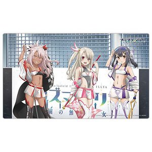 [Fate/kaleid liner Prisma Illya: Licht - The Nameless Girl] [Especially Illustrated] Rubber Mat (Ilya & Miyu & Chloe / Race Queen) (Card Supplies)