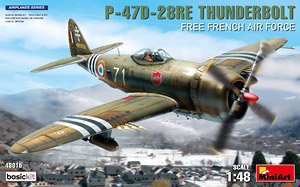 P-47D-28RE THUNDERBOLT. FREE FRENCH AIR FORCE (Plastic model)