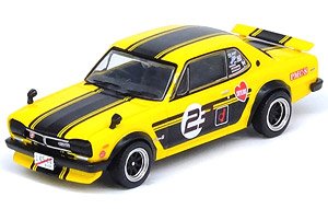 Nissan スカイライン 2000 GT-R (KPGC10) イエロー (ミニカー)