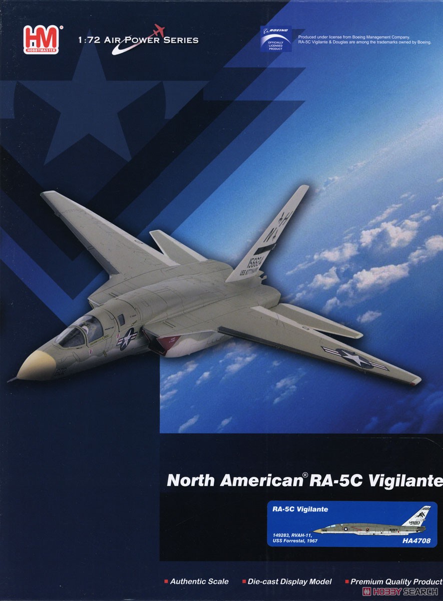 RA-5C ヴィジランティ `アメリカ海軍 第11偵察重攻撃飛行隊 1967` (完成品飛行機) パッケージ1