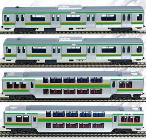 16番(HO) JR E231-1000系電車 (上野東京ライン・国府津車両センター) 増結セット (増結・4両セット) (鉄道模型)