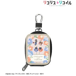 Lycoris Recoil Chisato Nishikigi & Takina Inoue Botania Synthetic Leather Leather Mini Pouch Ver. D (Anime Toy)