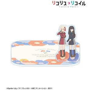 リコリス・リコイル 錦木千束&井ノ上たきな Botania アクリルスタンド付きコースター ver.A (キャラクターグッズ)