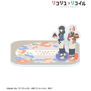 リコリス・リコイル 錦木千束&井ノ上たきな Botania アクリルスタンド付きコースター ver.D (キャラクターグッズ)