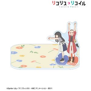 リコリス・リコイル 錦木千束&井ノ上たきな Botania アクリルスタンド付きコースター ver.E (キャラクターグッズ)