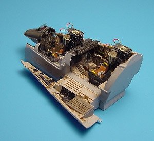 F-4J/S PHANTOM II cockpit set (for Hasegawa) (Plastic model)