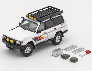 トヨタ ランドクルーザー LC80 - レトロフィットバージョン- LHD ホワイト / ラテアート (ミニカー)