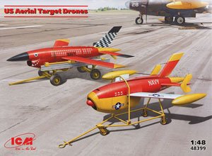 US Aerial Target Drons (Set of 2) (Plastic model)