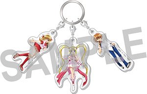 ぴちぴちピッチ 3連キーリング るちあ＆海斗ver. (キャラクターグッズ)