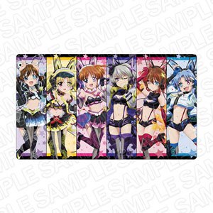 Magical Girl Lyrical Nanoha Series Rubber Desk Mat Magical Cyber Bunny Ver. (Anime Toy)