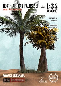 North African Palms Set (Plastic model)