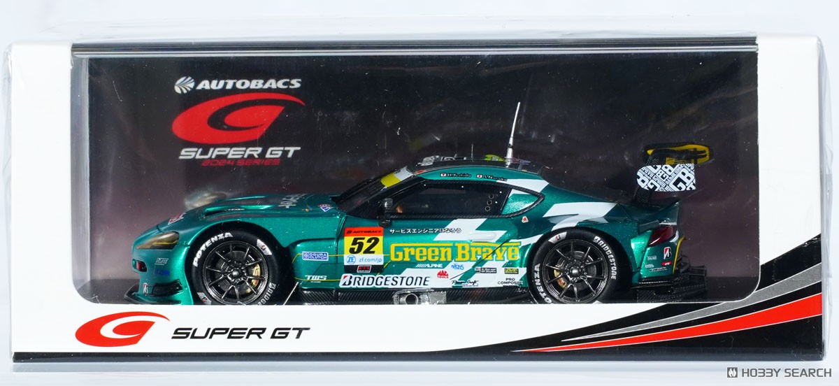 Green Brave GR Supra GT No.52 Saitama Green BraveGT300 SUPER GT 2024 H.Yoshida - S.Nonaka (ミニカー) パッケージ1